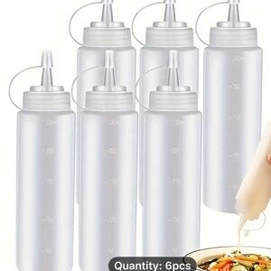 Plastic condiment bottles